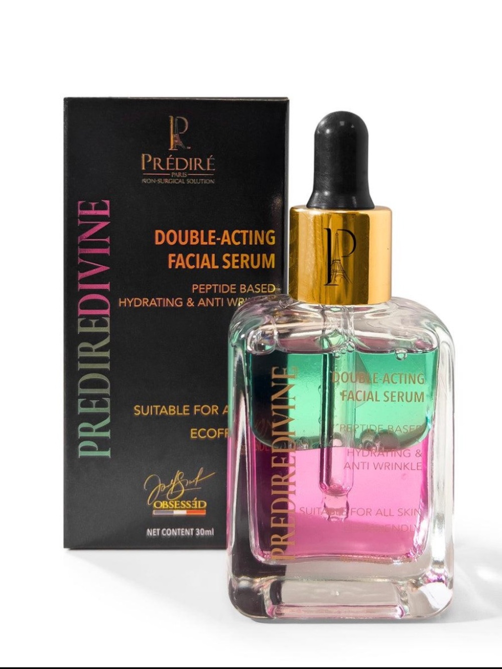 Predire Paris Double-Acting Facial Serum Peptide Based